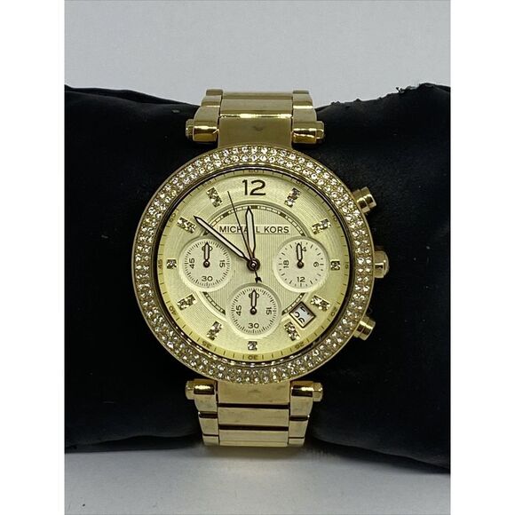 Michael Kors Parker MK5354 Womens Stainless Steel Analog Dial Quartz Watch EY893 - Picture 1 of 12